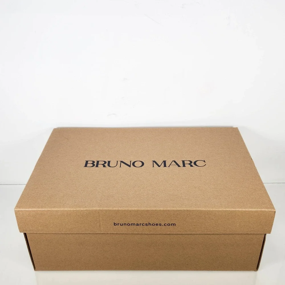 Bruno Marc Oxford Sneakers Mens Size 8 All Black Wingtip Brogue Hybrid Shoes